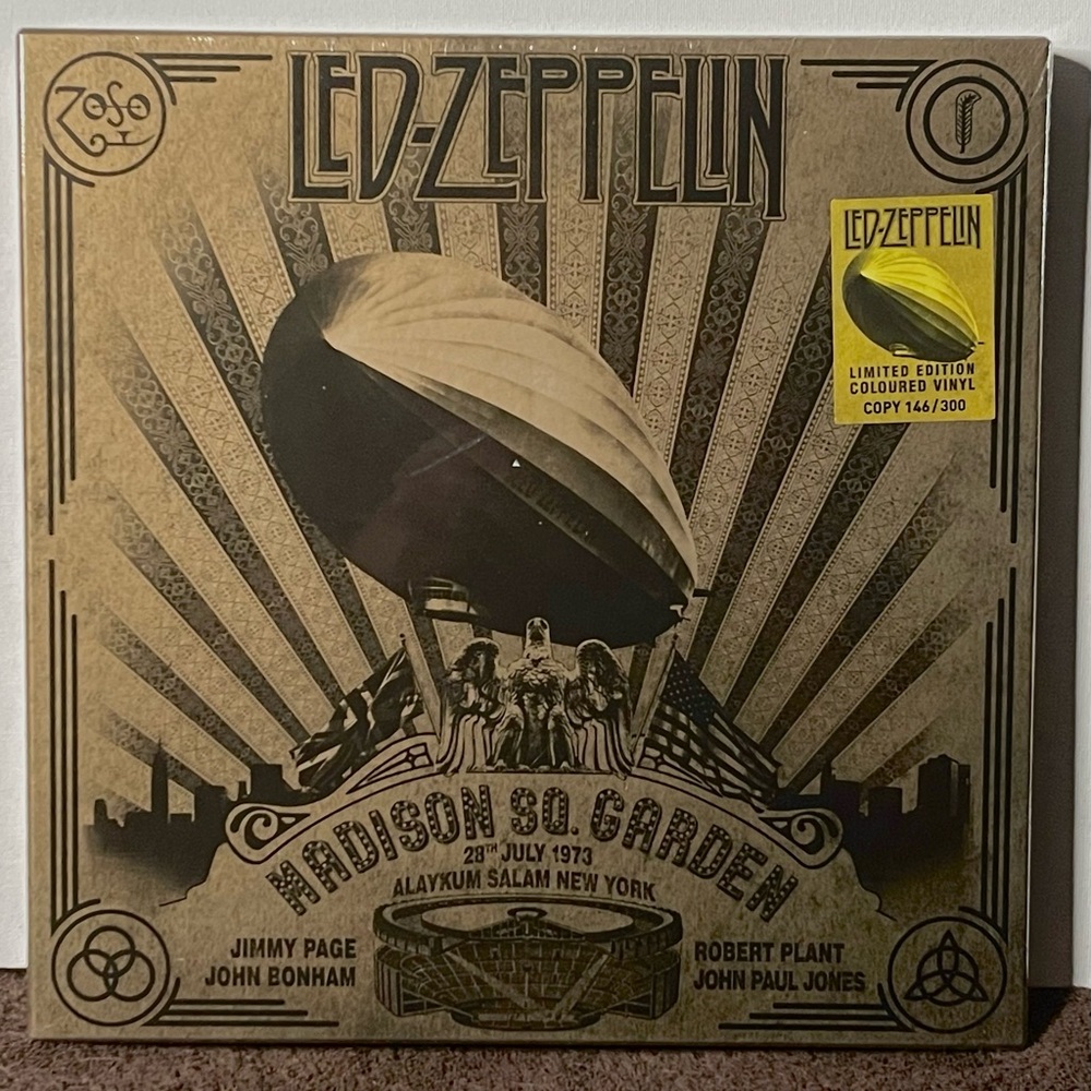 Led Zeppelin Madison Square Garden Limited Edition Vinyl